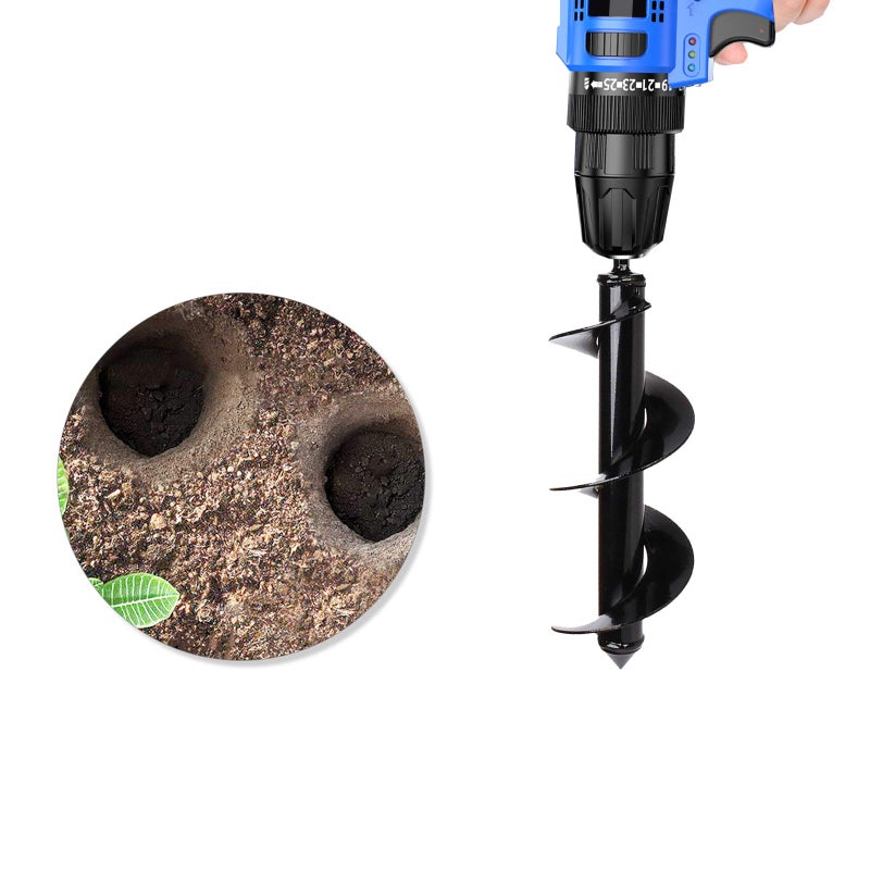 HUAPPNIO Bulb Planter Tool,Auger Drill Bit for Planting 3.15x8.66 Inch Suitable for 3/8â€Hex Drive Drill - Image 3